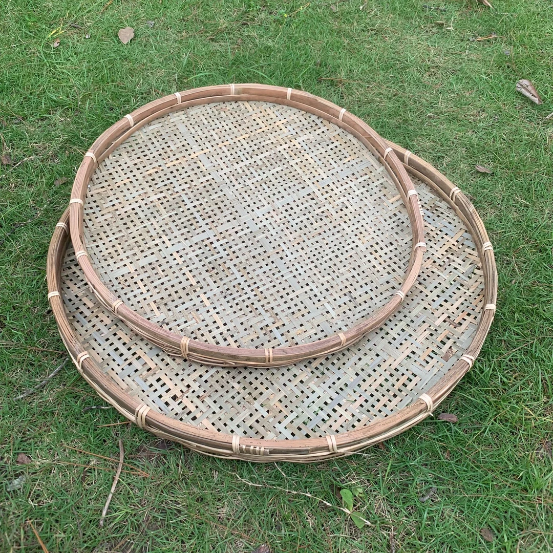 Q-（50+60cm)大尺寸双层加固款竹筛子