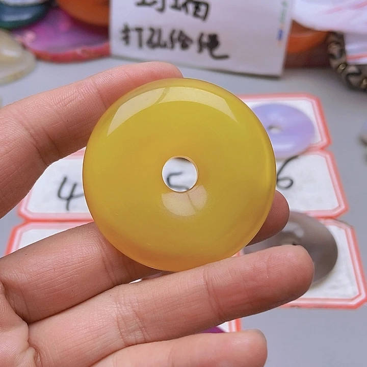 【闪购商品】玛瑙/玉髓珠宝半成品未镶嵌福*