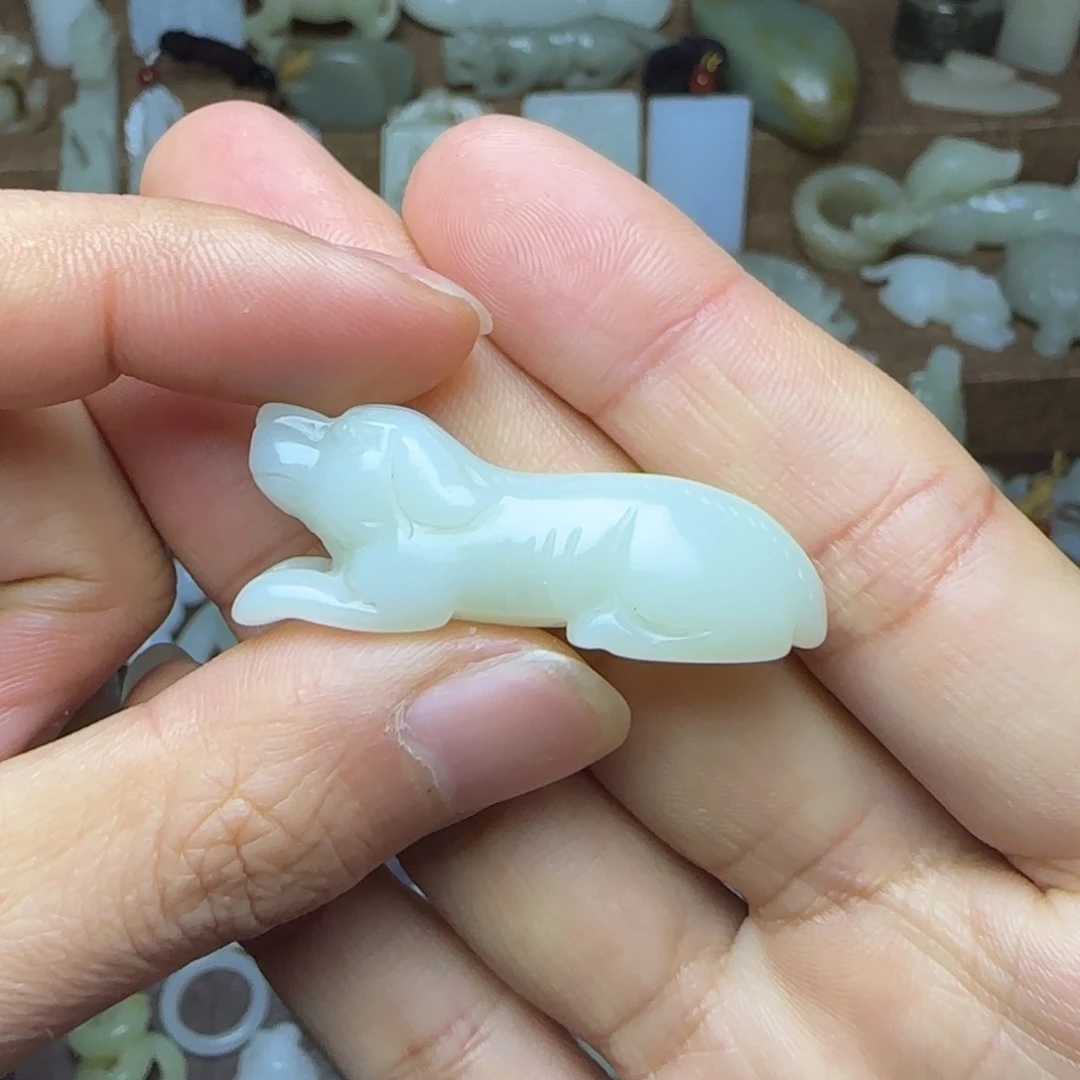 和田玉挂件未镶嵌丛**路