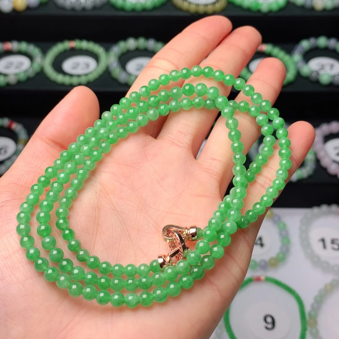 L***i翡翠未镶嵌手链翡翠