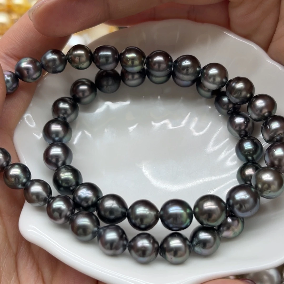 海水珍珠项链银S925镶嵌