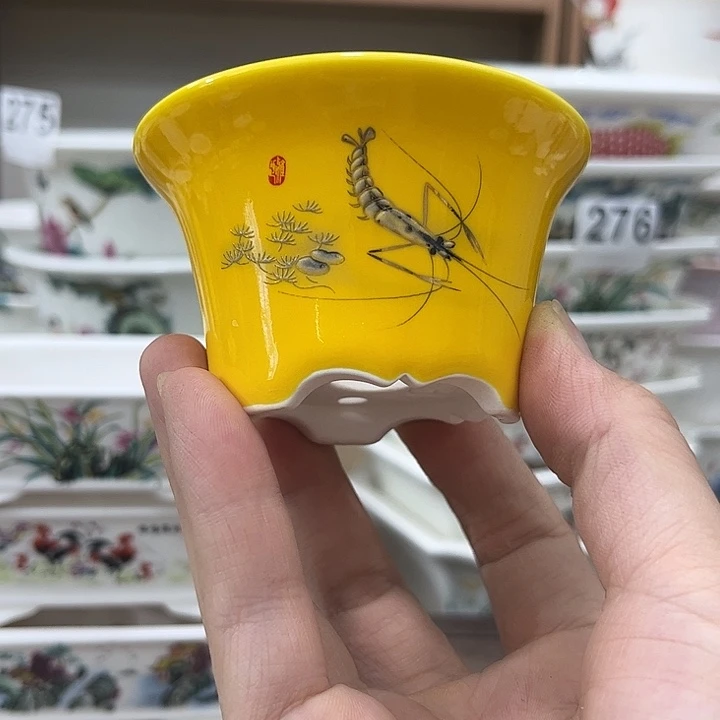 内直径6.8-3.8一只花盆