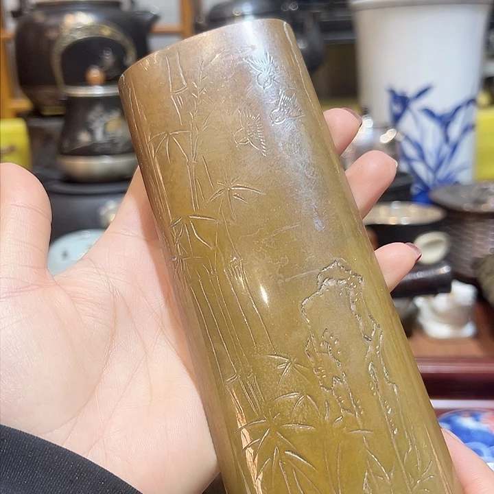 铜中古工艺品摆件