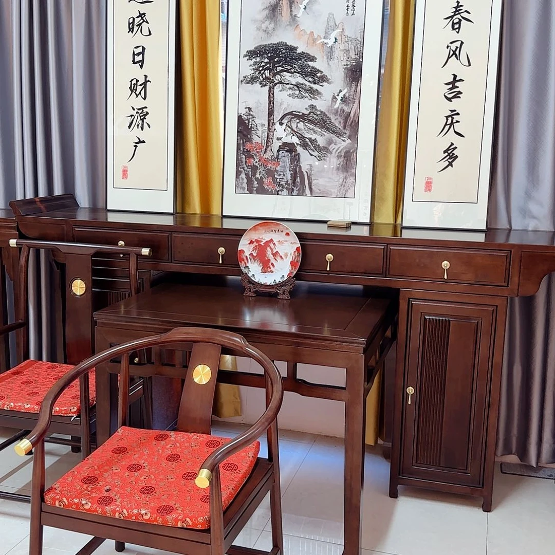 木（红木类）耀**享四件套 配皇冠椅 尺寸待定