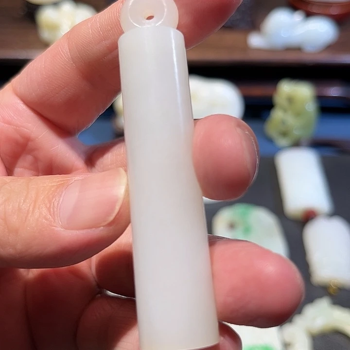 和田玉未镶嵌挂件9**王