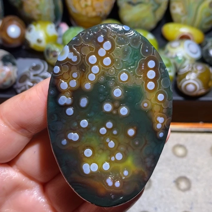 未镶嵌玛瑙/玉髓珠宝半成品26