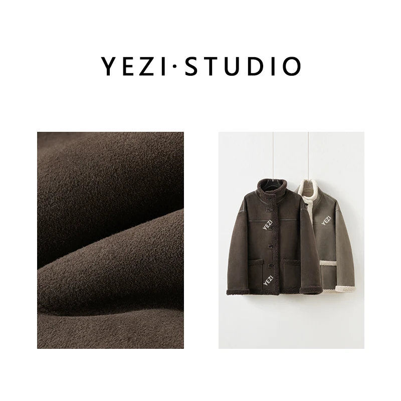 【雪原记忆】法国進口A级原皮羊.皮毛一体皮草外套25430063