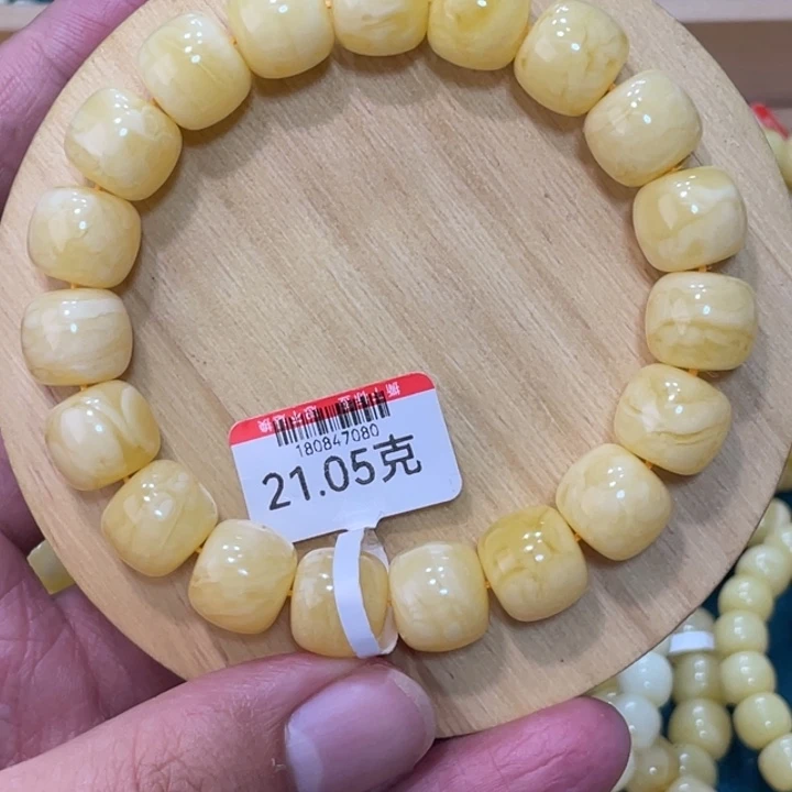 蜜蜡手链未镶嵌用****6蜜蜡