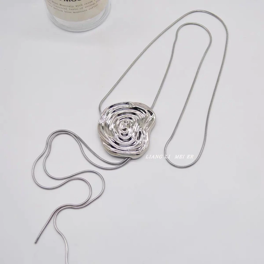 铜合金皮质项链 【安利好物】（配饰合集）EH-时尚气质项链耳环（002）