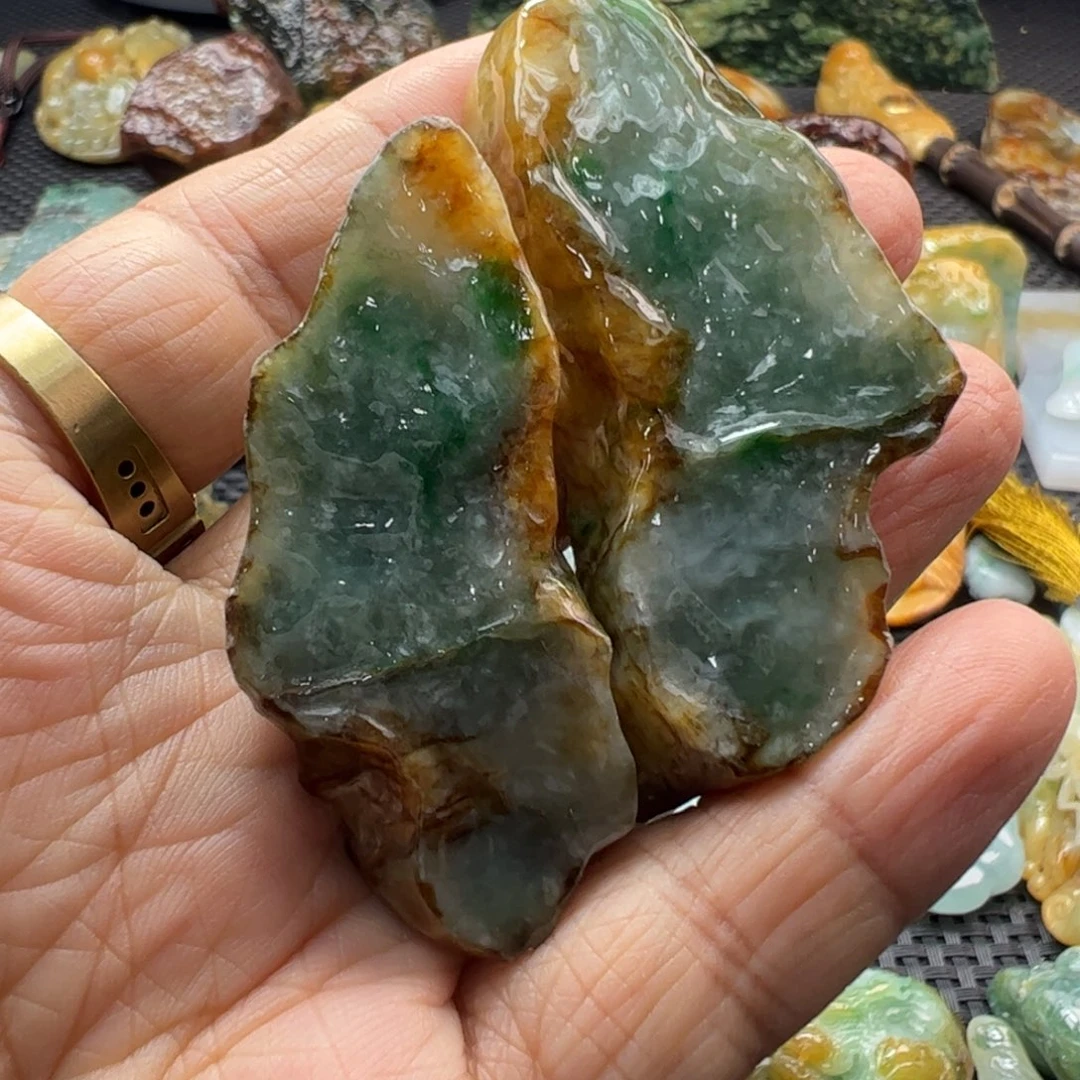 翡翠裸石缅甸翡翠