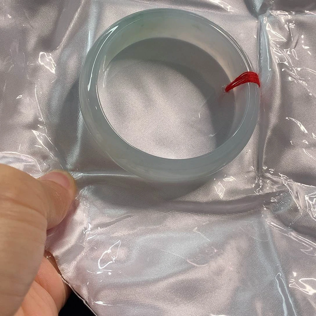 智***扬翡翠未镶嵌手镯翡翠手镯58.7