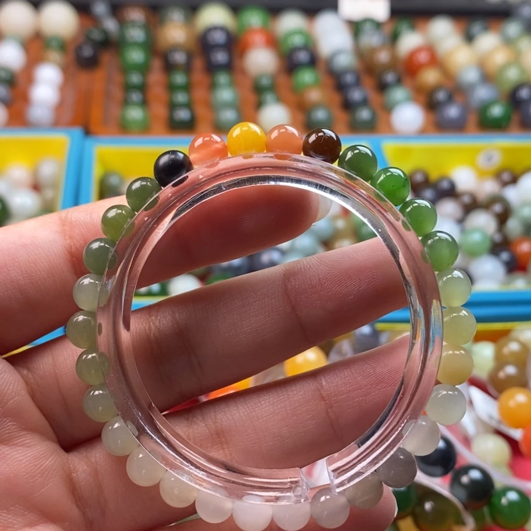 和田玉未镶嵌珠宝奇石福利多宝手串z6