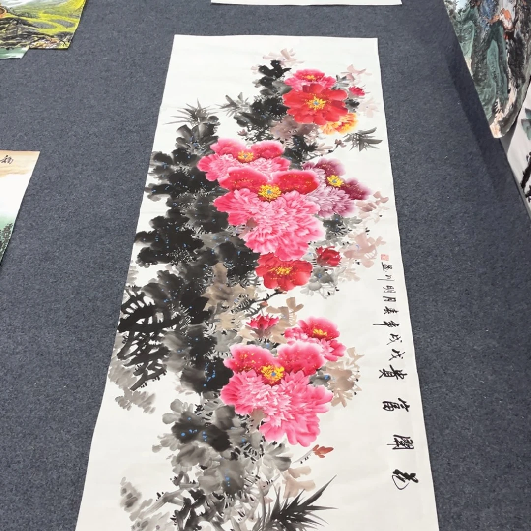 国画国画作品老师手绘