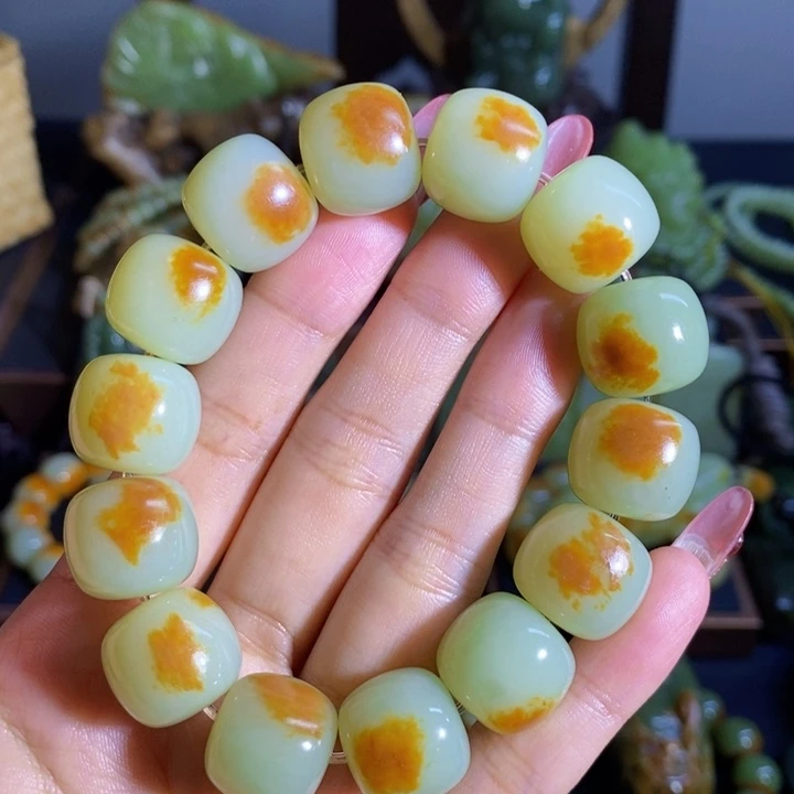 和田玉套链未镶嵌佛**生