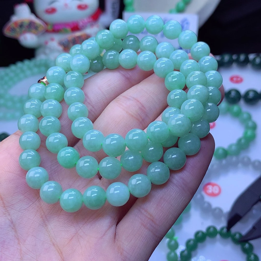 翡翠毛衣链未镶嵌卡8.2