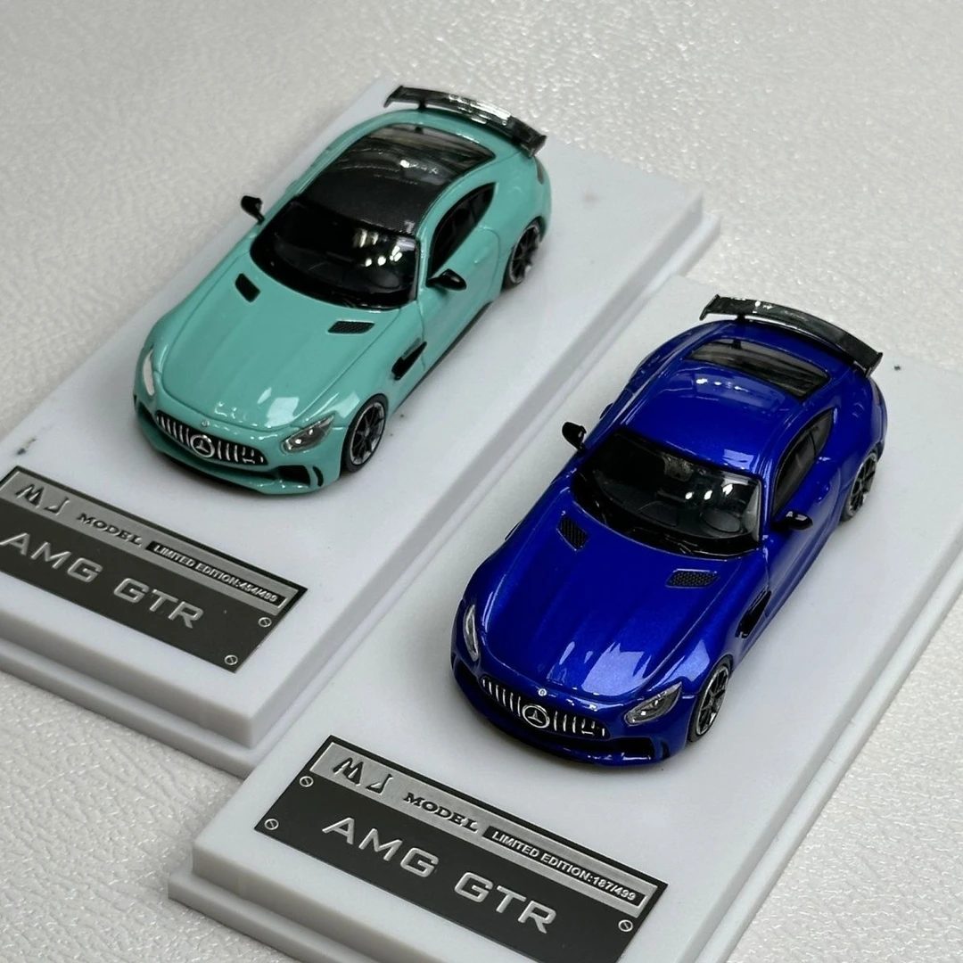 全新 原包 MJ 1:64 奔驰Benz AMG GTR仿真合金汽车模型收藏