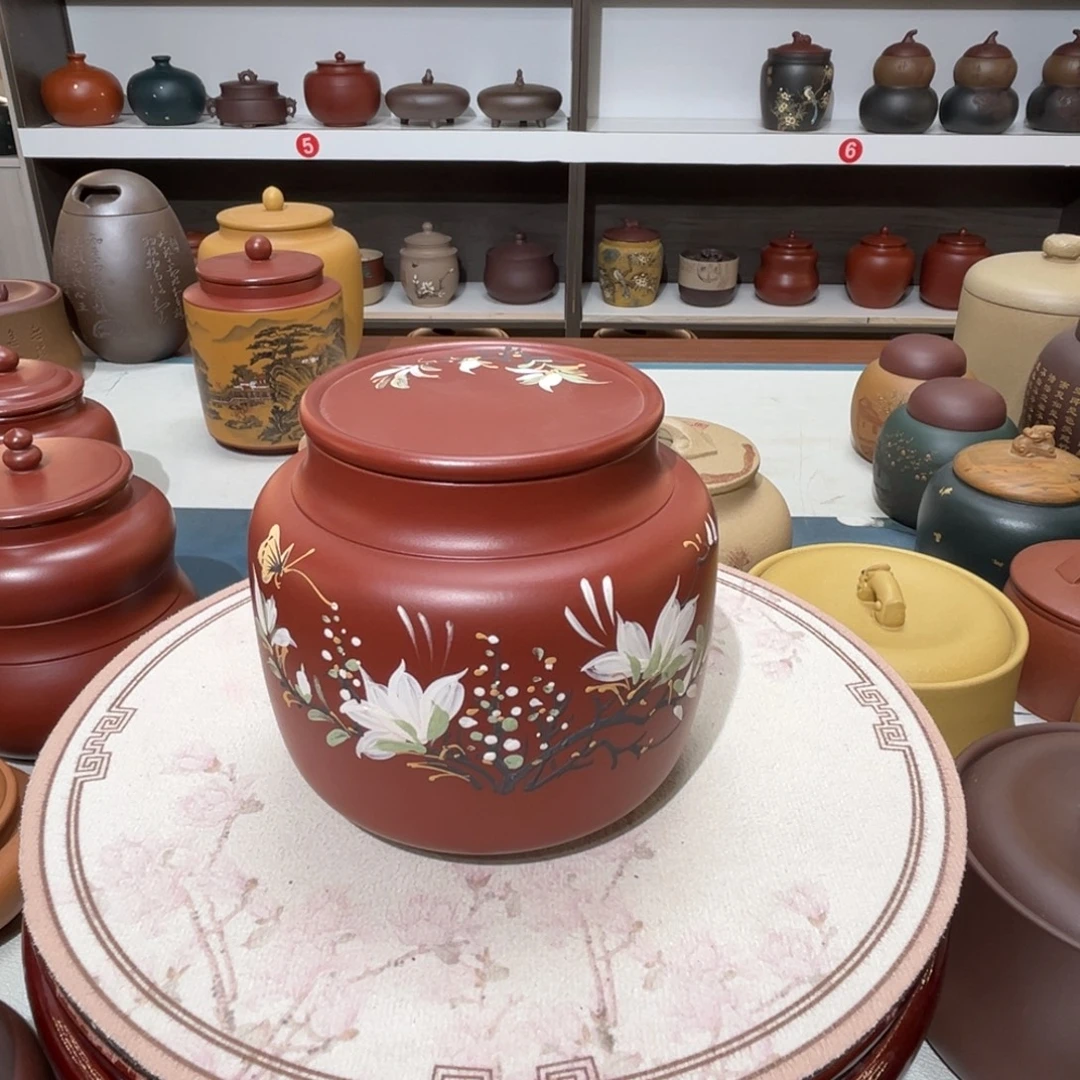 紫砂茶叶罐紫砂罐