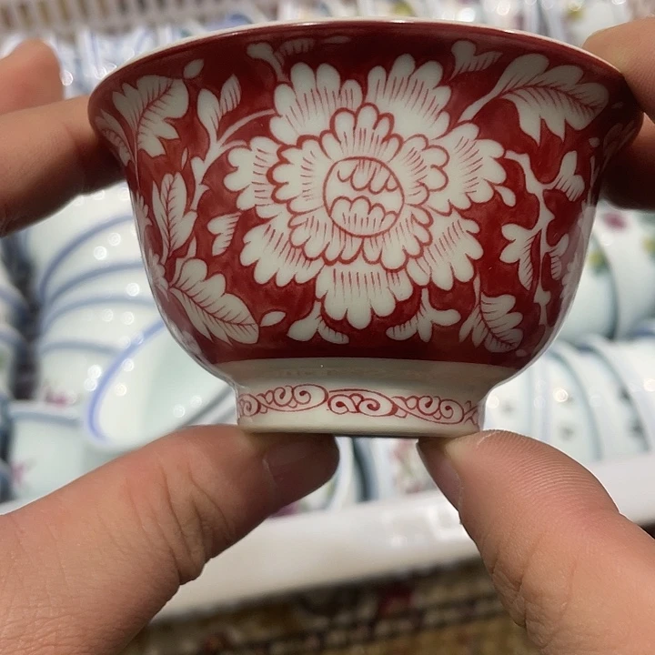 陶摆件景德镇陶瓷主人杯233