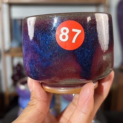 杯十*堂原矿釉手工制作钧瓷