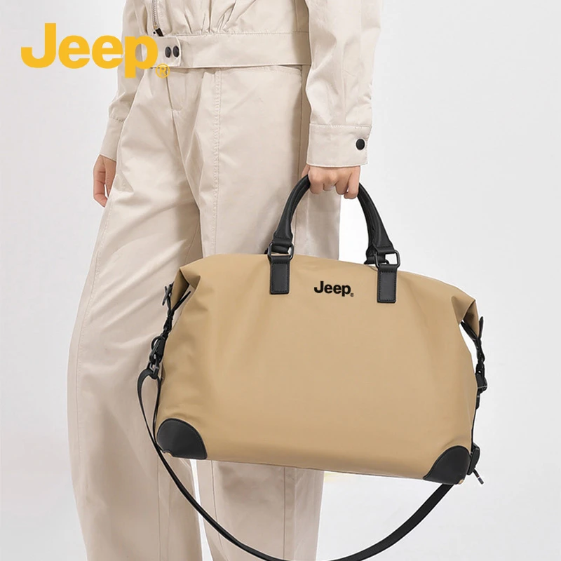 JEEP男士旅行包轻便商务出差登机包多功能健身包简约简约行李包