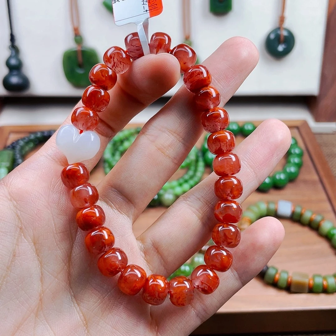 未镶嵌手链南红玛瑙