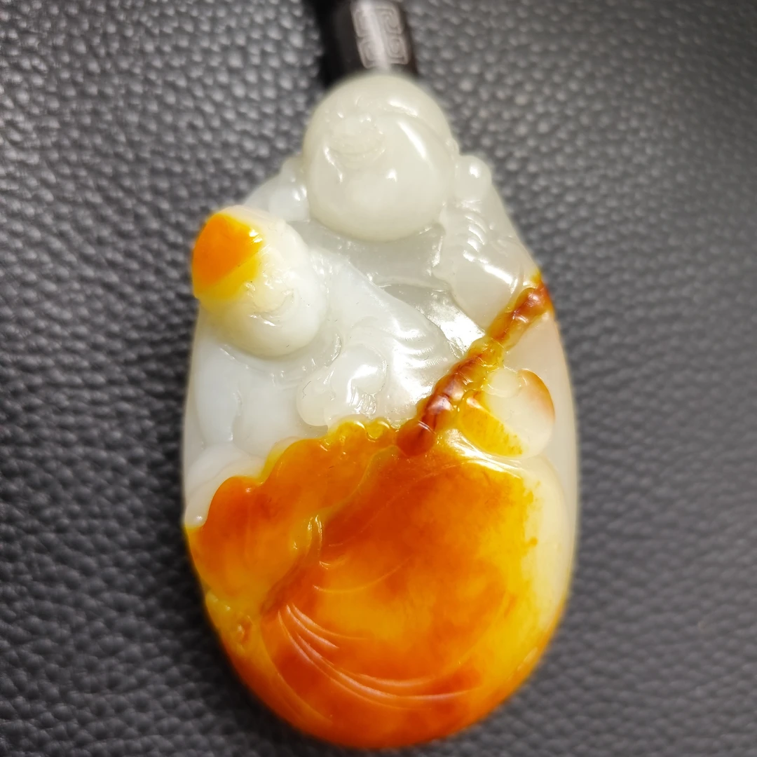 和田玉玉石挂件 L1124拍一发一