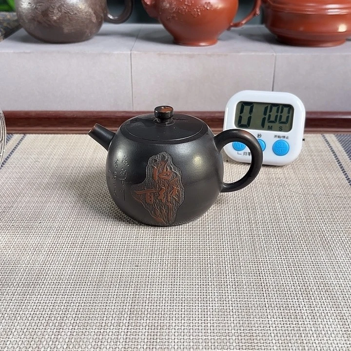飘***帅紫砂茶壶宜兴原矿泥料手工紫砂壶