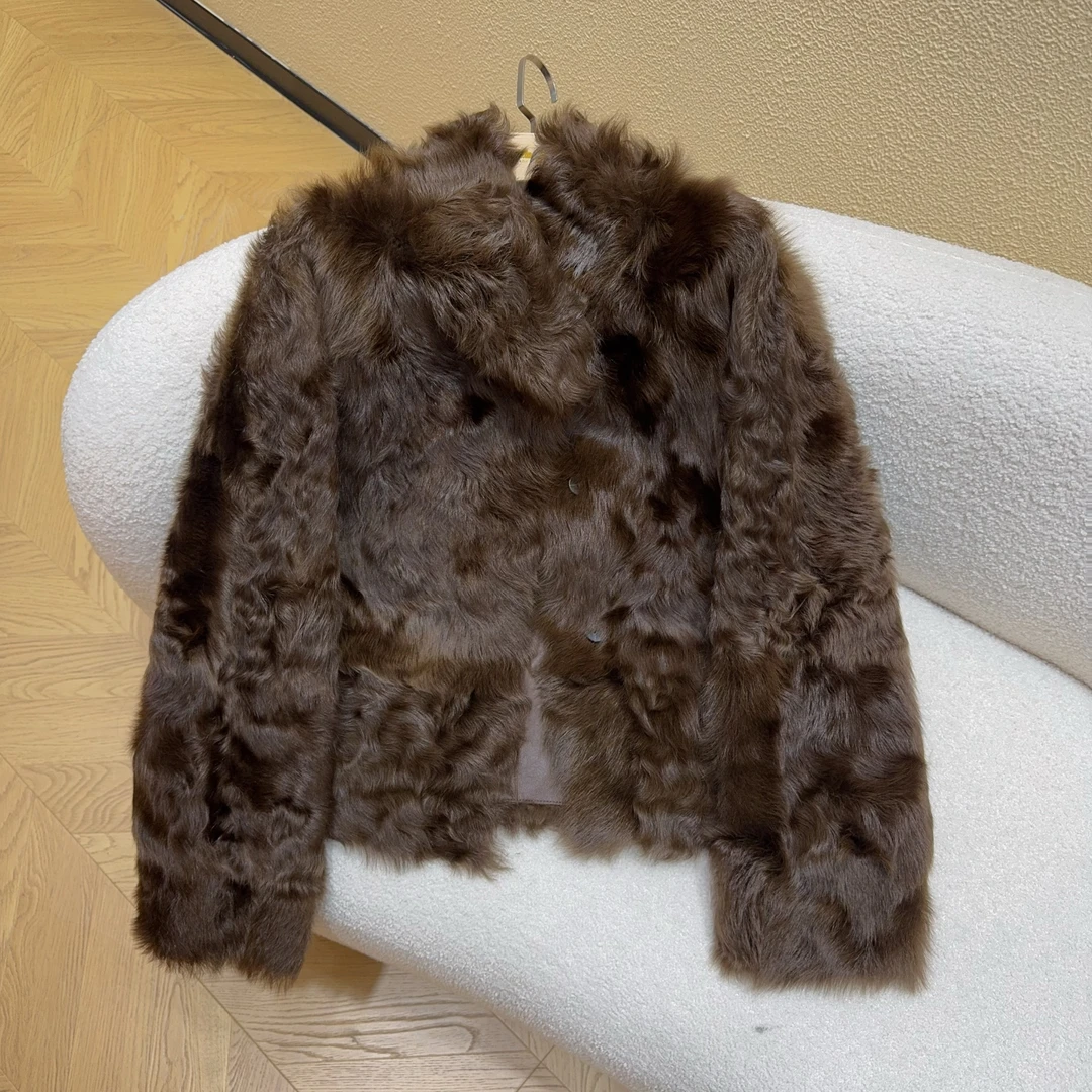 山.尔【趣野】两面穿 稀缺小湖羊皮毛一体冬款外套