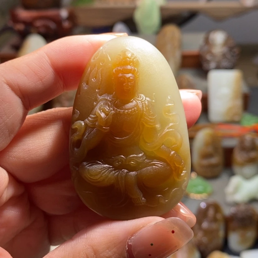 【闪购商品】和田玉（糖玉）吊坠未镶嵌