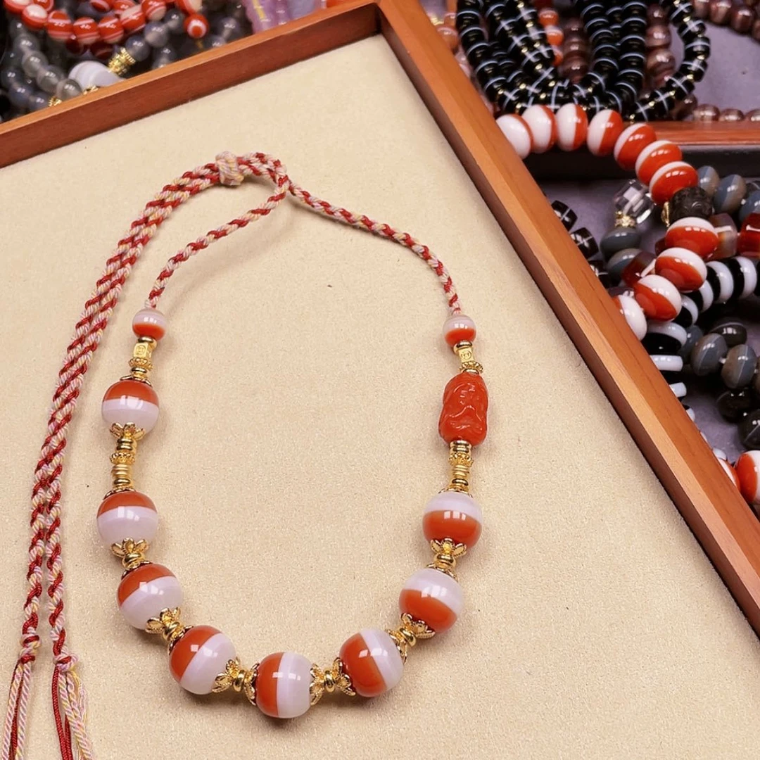 【闪购商品】玛瑙/玉髓珠宝半成品未镶嵌小*七