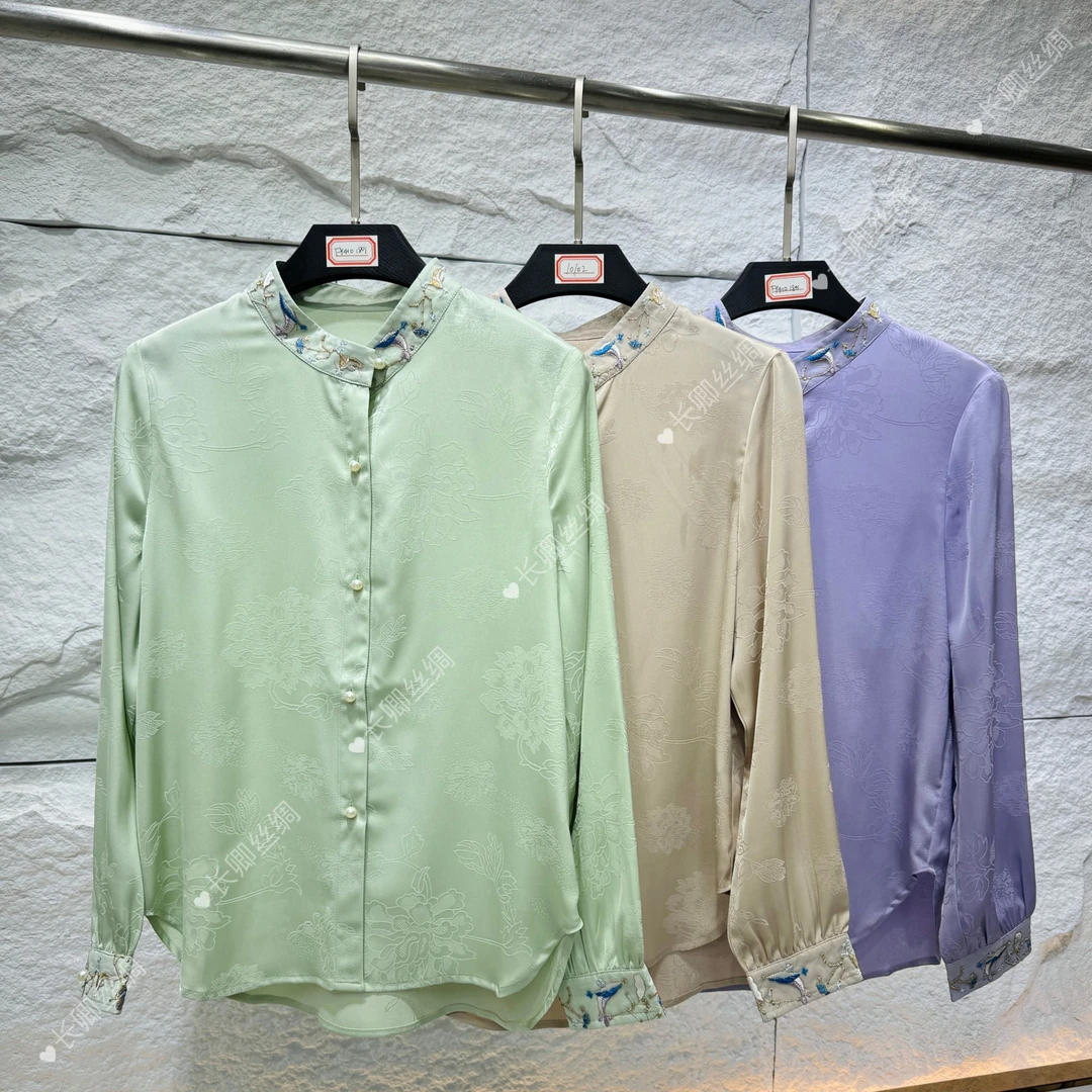 【倾云】原创设计师新中式上衣女士春季外套长袖小衫百搭 XH3280