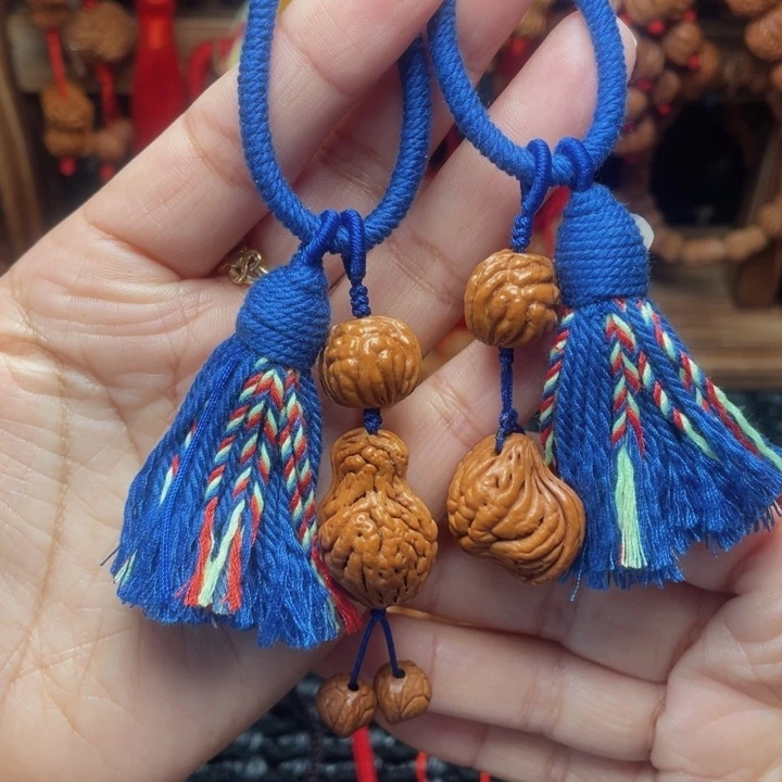 菩提籽类龙纹桃枭挂件