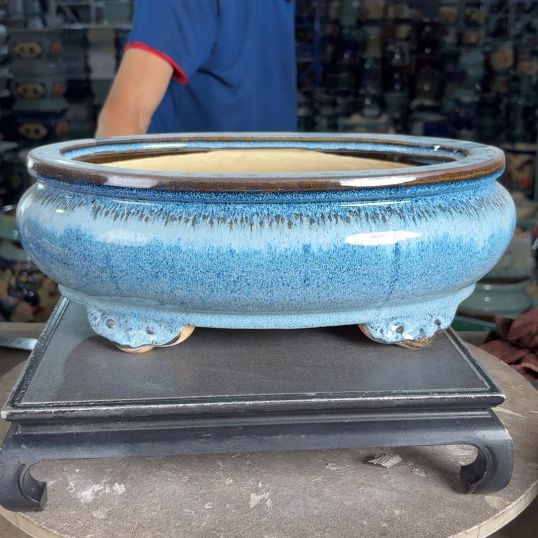 一风堂石湾花盆 内29*18*9编号773