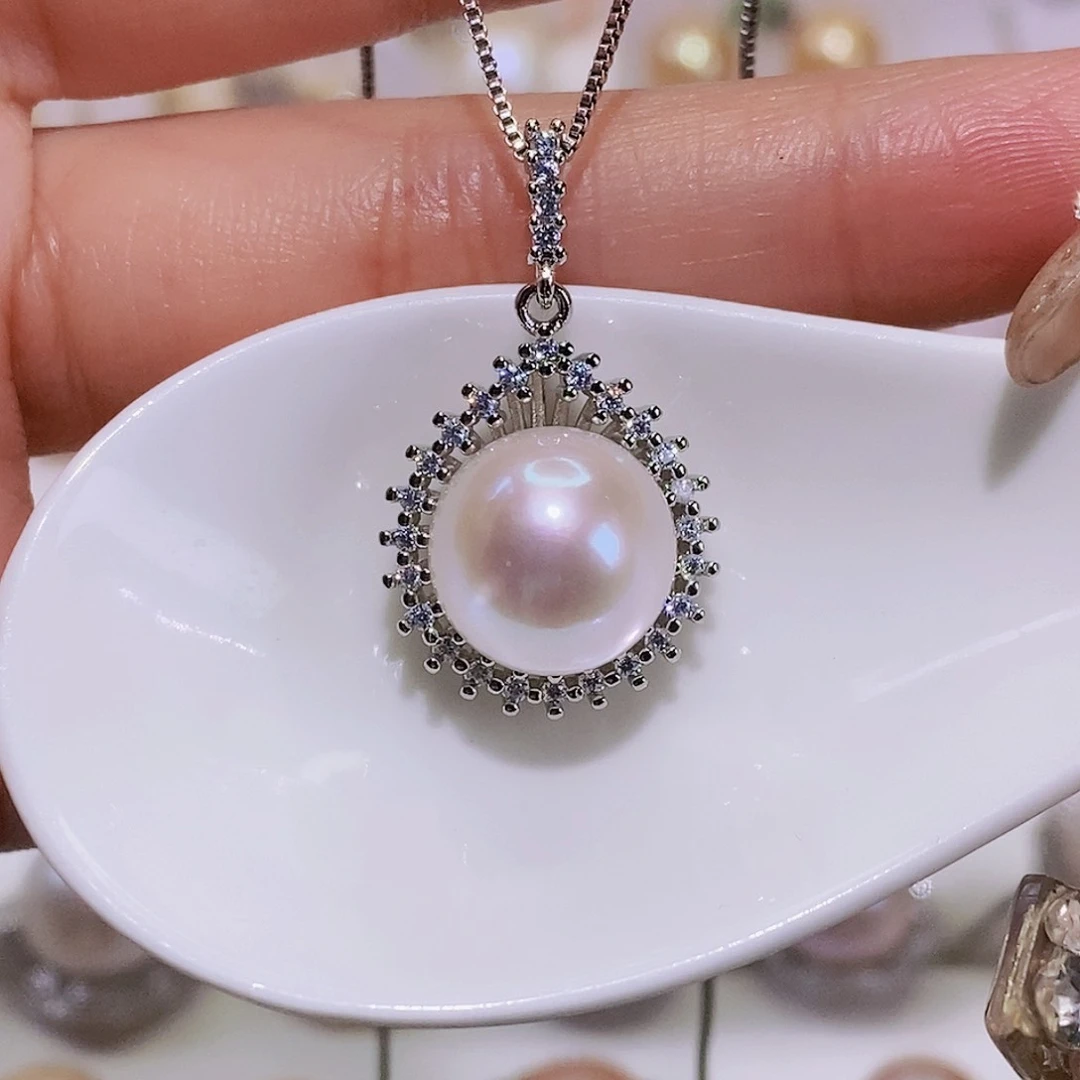 淡水珍珠颈饰合金