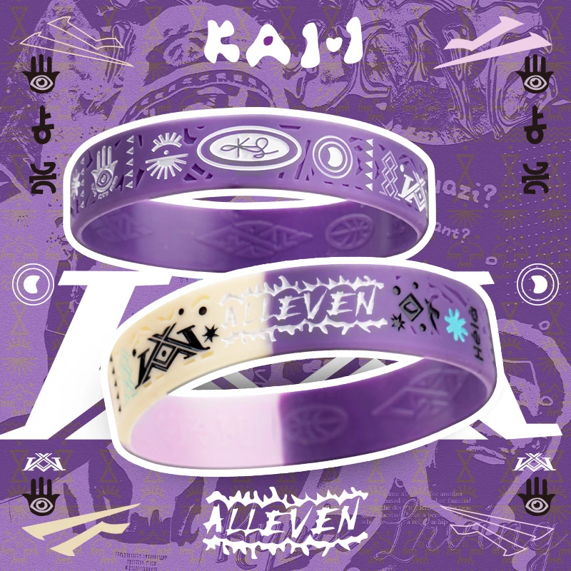 2025年新款欧文球场艺术手环男篮球硅胶腕带球星周边手饰情侣礼物