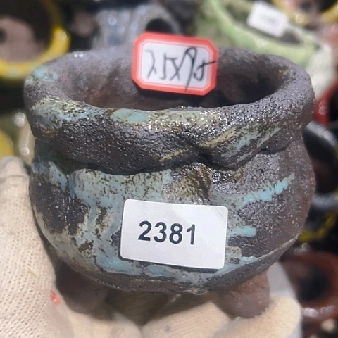 粗陶花盆手工花盆制作