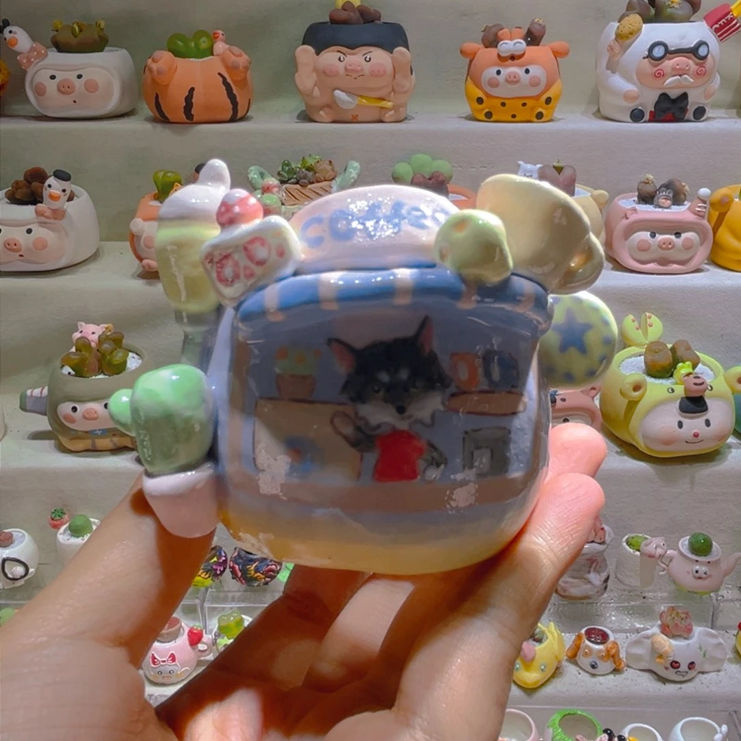 096纯手工制作重工盆盆48一个