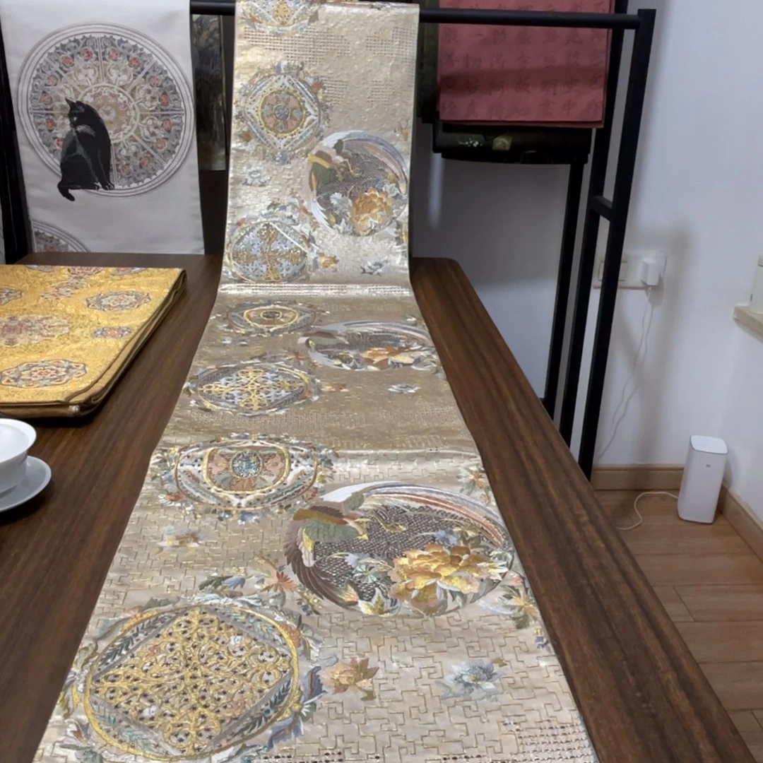 织绣唐锦西阵织桌旗