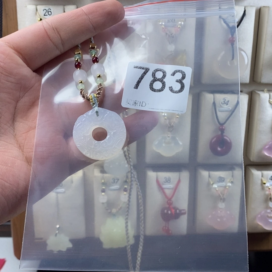 玛瑙/玉髓合金颈饰