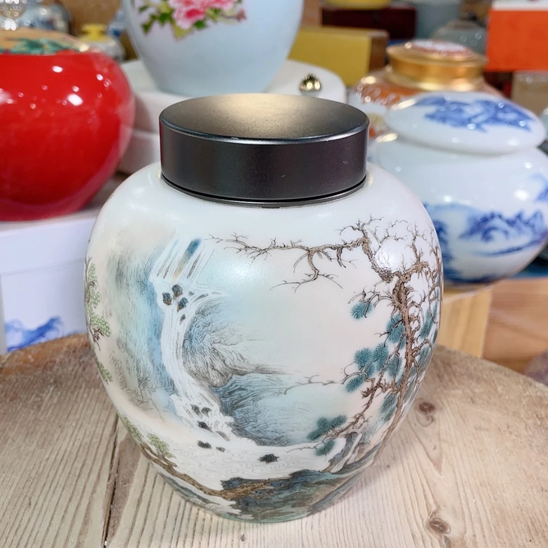 【闪购商品】罐陶瓷茶叶罐密封罐