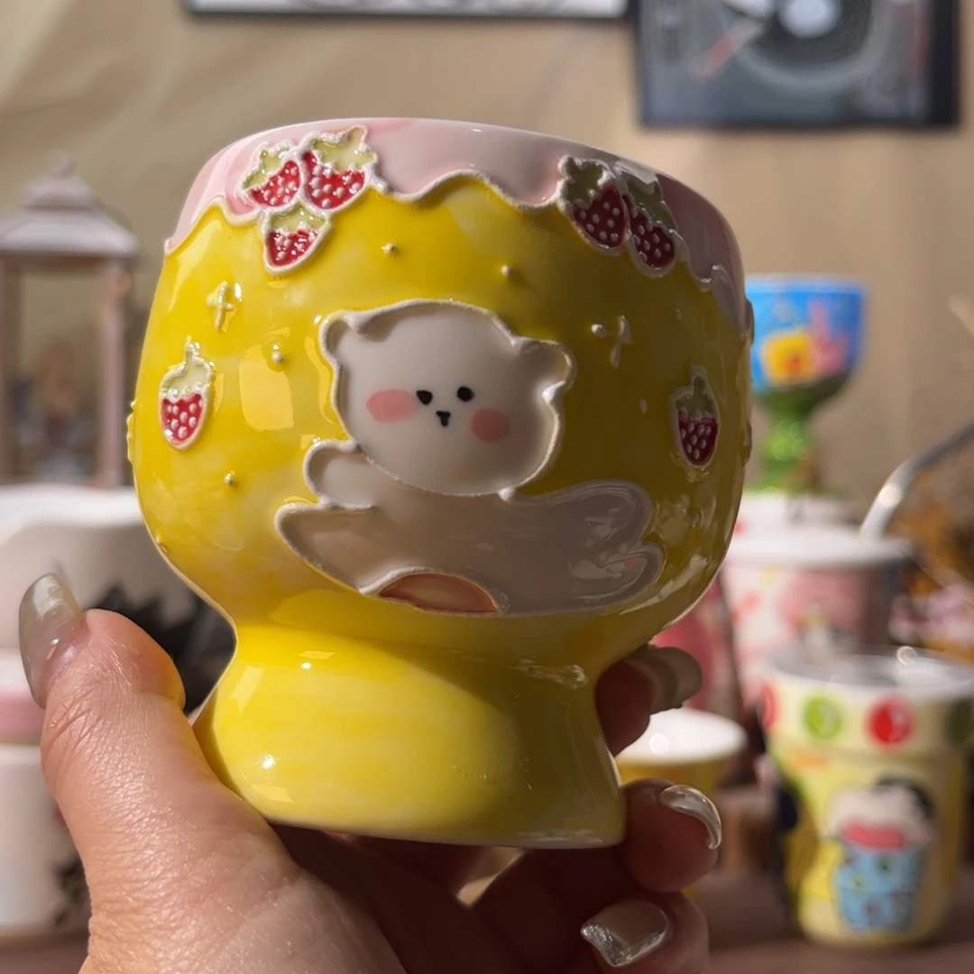 杯景德镇陶瓷文创手绘水杯