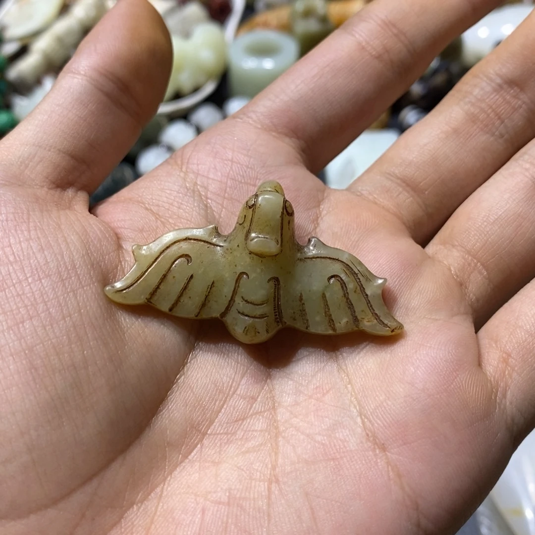 K***N和田玉未镶嵌挂件