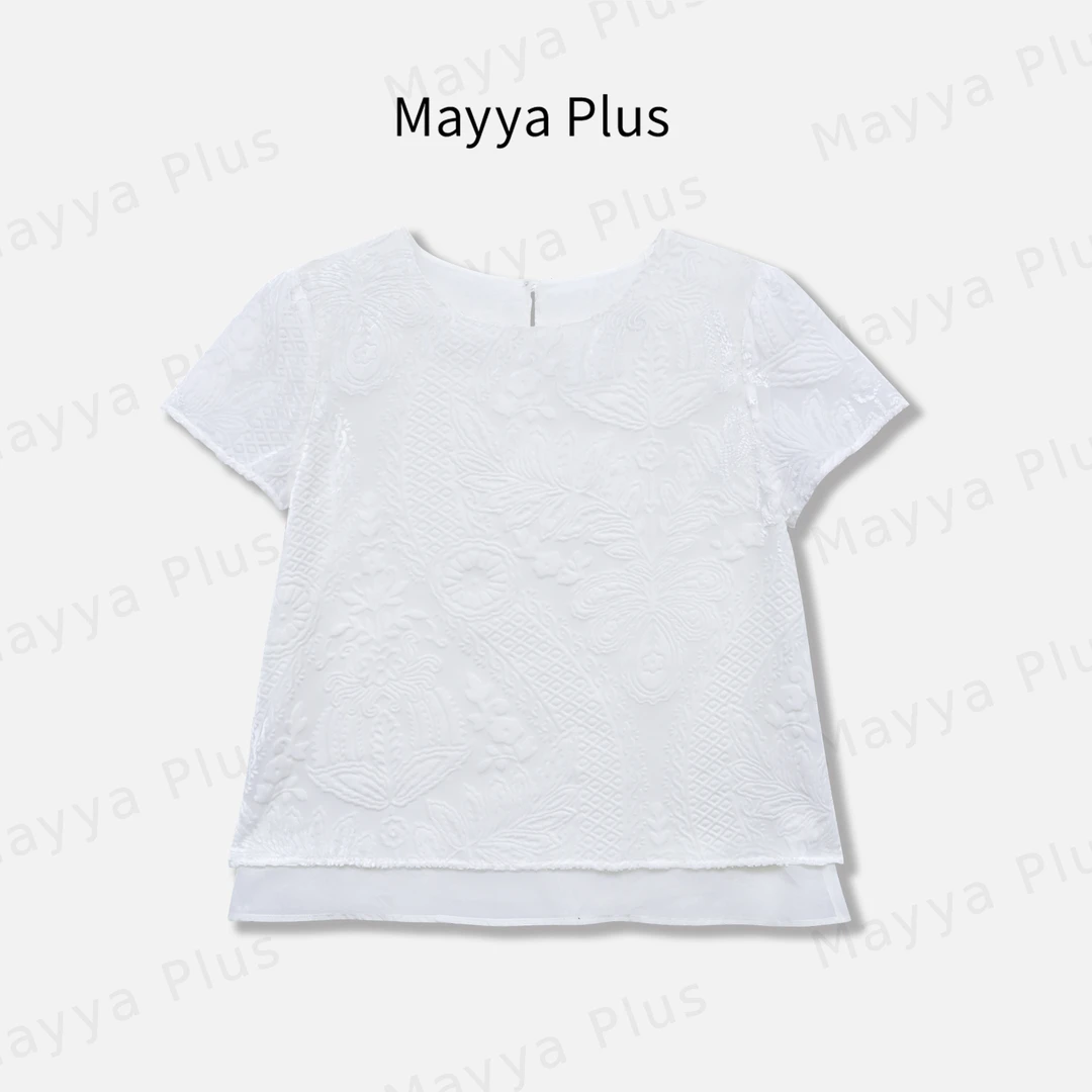 【揽月】轻奢气质显瘦欧若风梭织上衣32528555