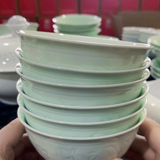 景德镇瓷器精品展示碗6个
