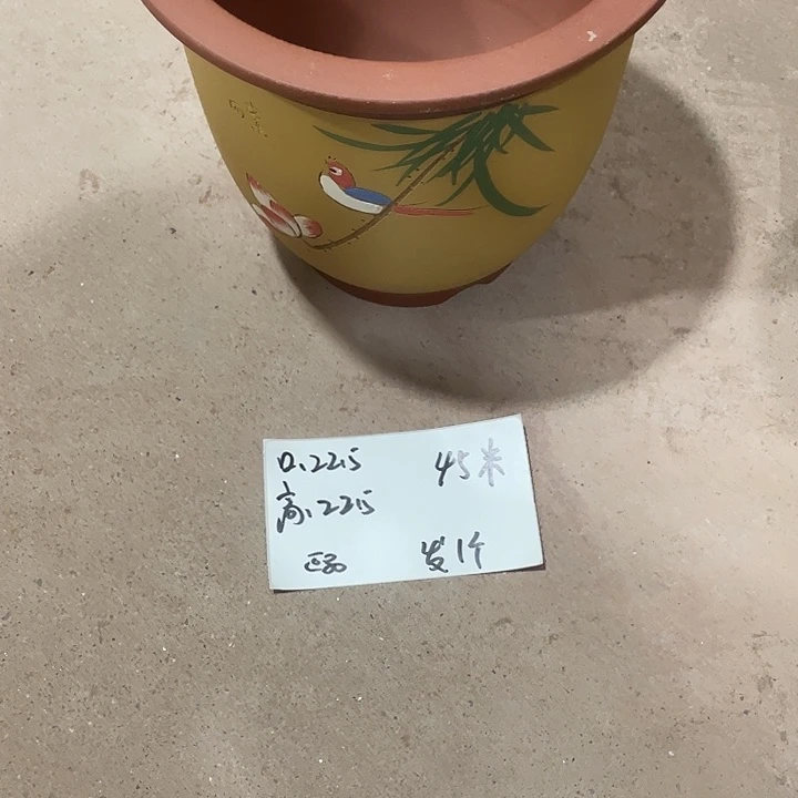 任***真宜兴丁山张伟花盆