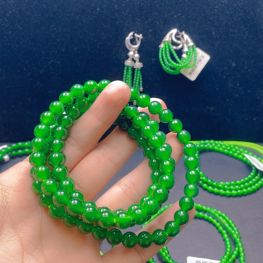 翡翠未镶嵌项链卡8