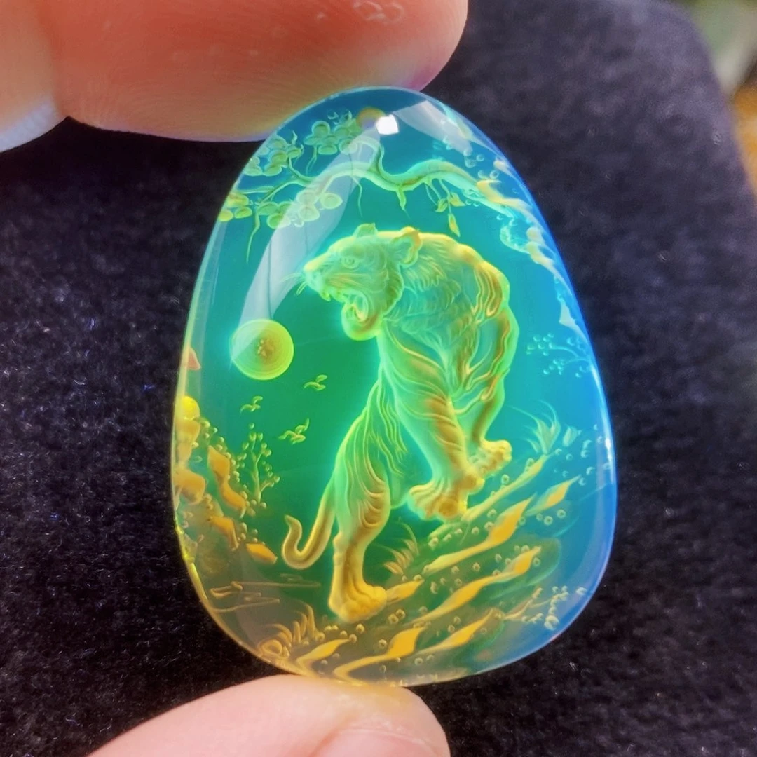 【闪购商品】蓝珀吊坠(不含链)未镶嵌