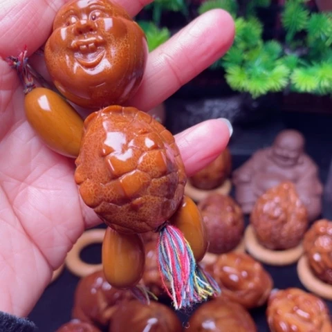【闪购商品】手串/手链橄榄核龟仙人龙脊版小人