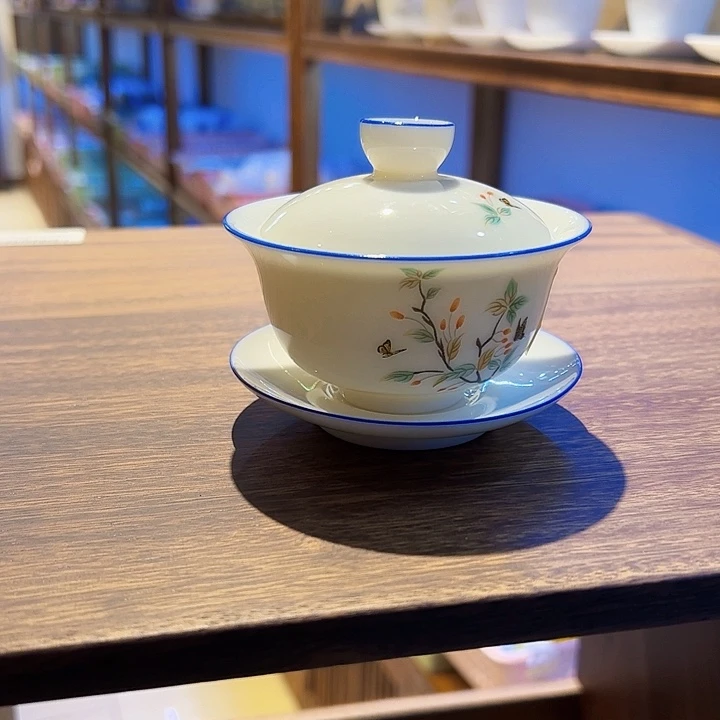 三才盖碗泡茶杯杯