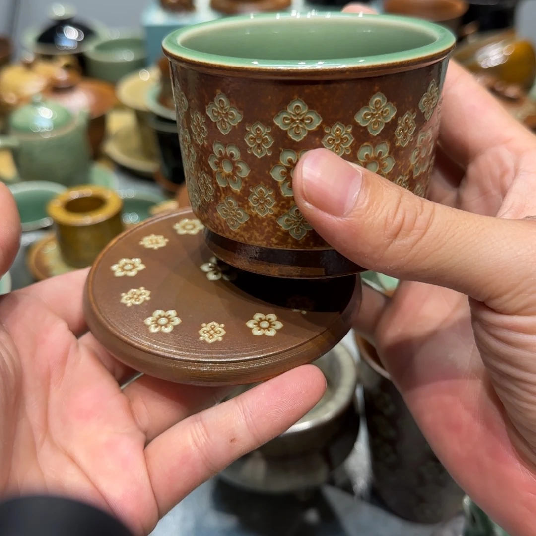 小金茶具青瓷茶器